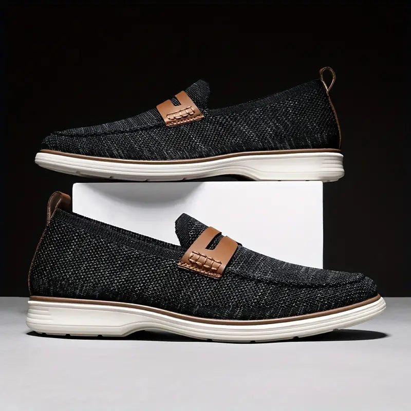 Men's Lightweight Breathable Slip On Penny Loafer Shoes