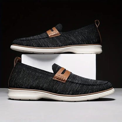 Men's Lightweight Breathable Slip On Penny Loafer Shoes