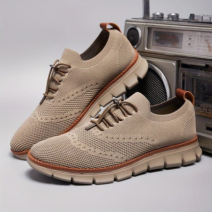 Slip-on breathable mesh running sneakers
