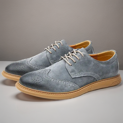Men's Oxford Breathable Casual Lace-Up Business Shoes