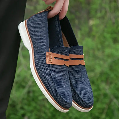 Men's Lightweight Breathable Slip On Penny Loafer Shoes