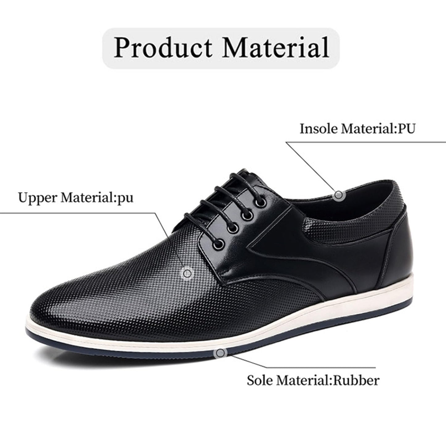 Men's Comfortable Business Casual Leather Shoes