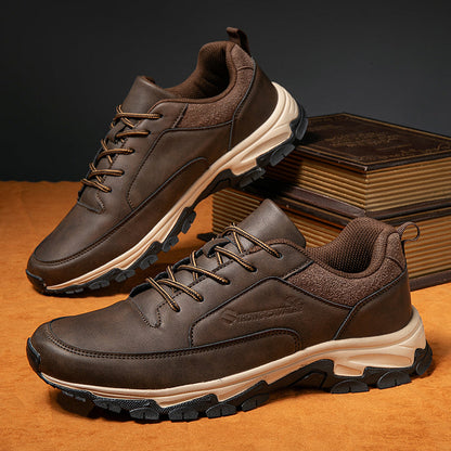 Men's Comfy Genuine Leather Orthopedic Sneakers