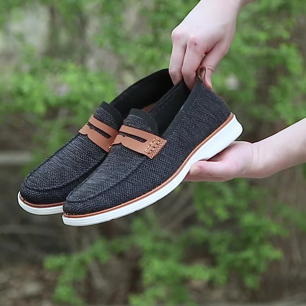 Men's Lightweight Breathable Slip On Penny Loafer Shoes
