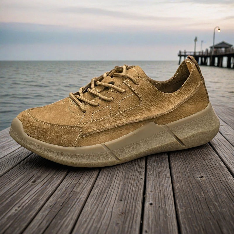 Handmade vintage genuine leather breathable shoes