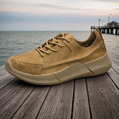 Handmade vintage genuine leather breathable shoes