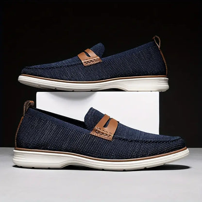 Men's Lightweight Breathable Slip On Penny Loafer Shoes