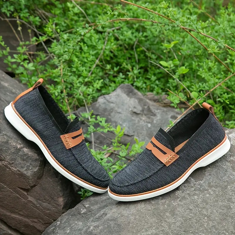Men's Lightweight Breathable Slip On Penny Loafer Shoes