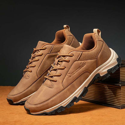 Men's Comfy Genuine Leather Orthopedic Sneakers