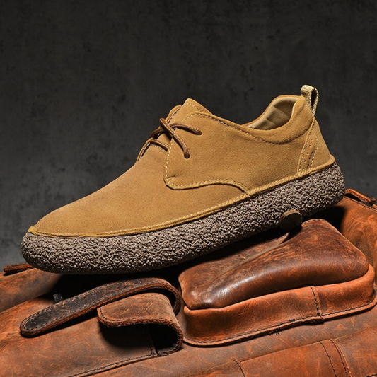 Suede Retro Chunky Casual Shoes