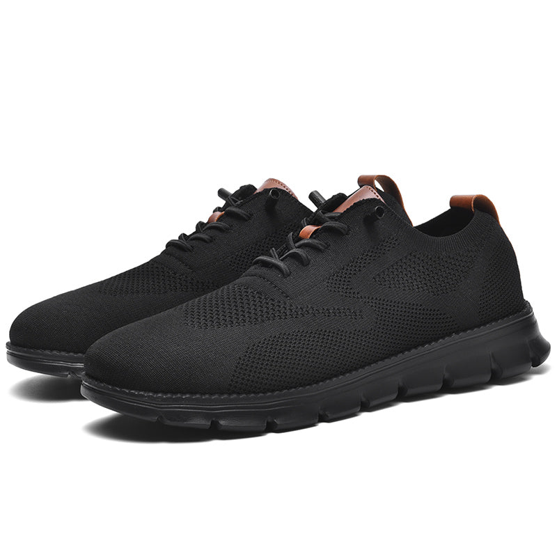 Black Sole Super Comfy breathable Orthopedic Mesh Sneakers For Wide Feet