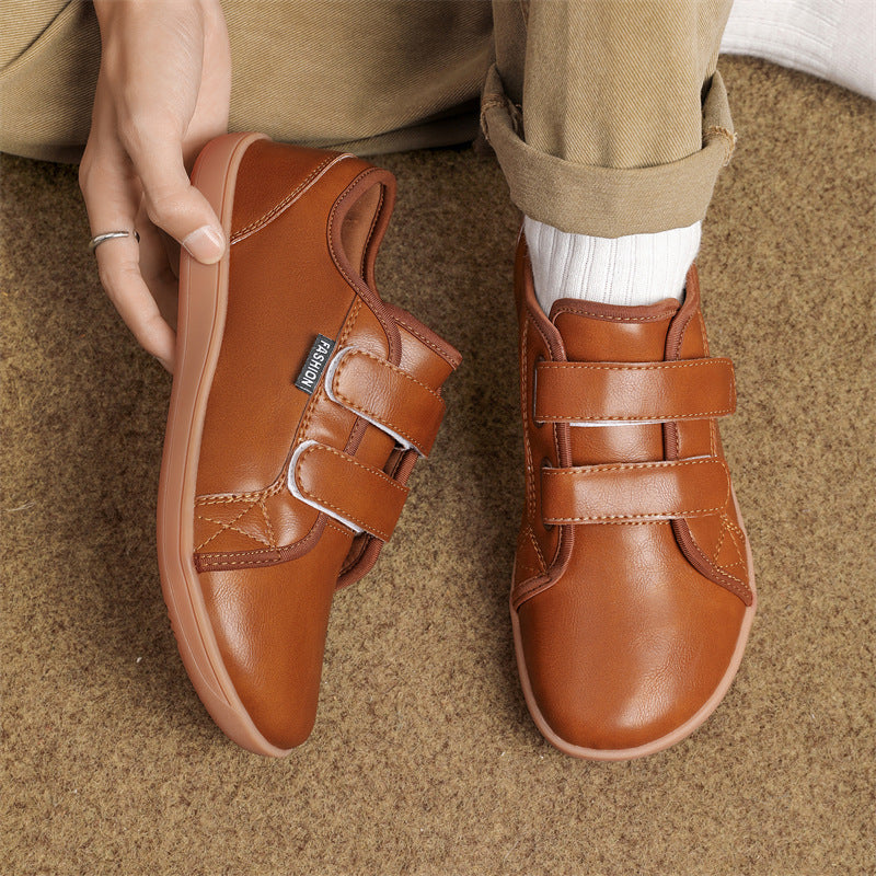 Wide Toe Box Velcro Men's Shoes