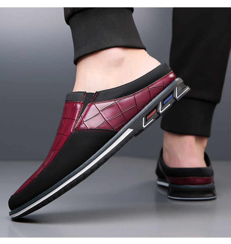 Vintage Retro Style Plus Size Men's Comfy Non Slip Mules