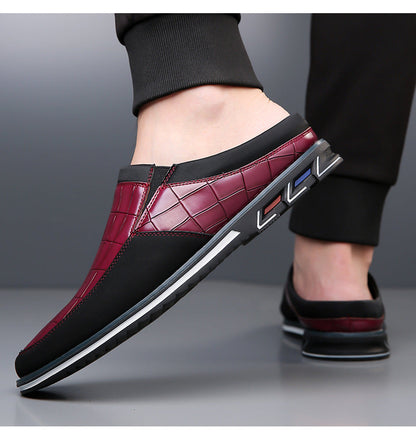 Vintage Retro Style Plus Size Men's Comfy Non Slip Mules