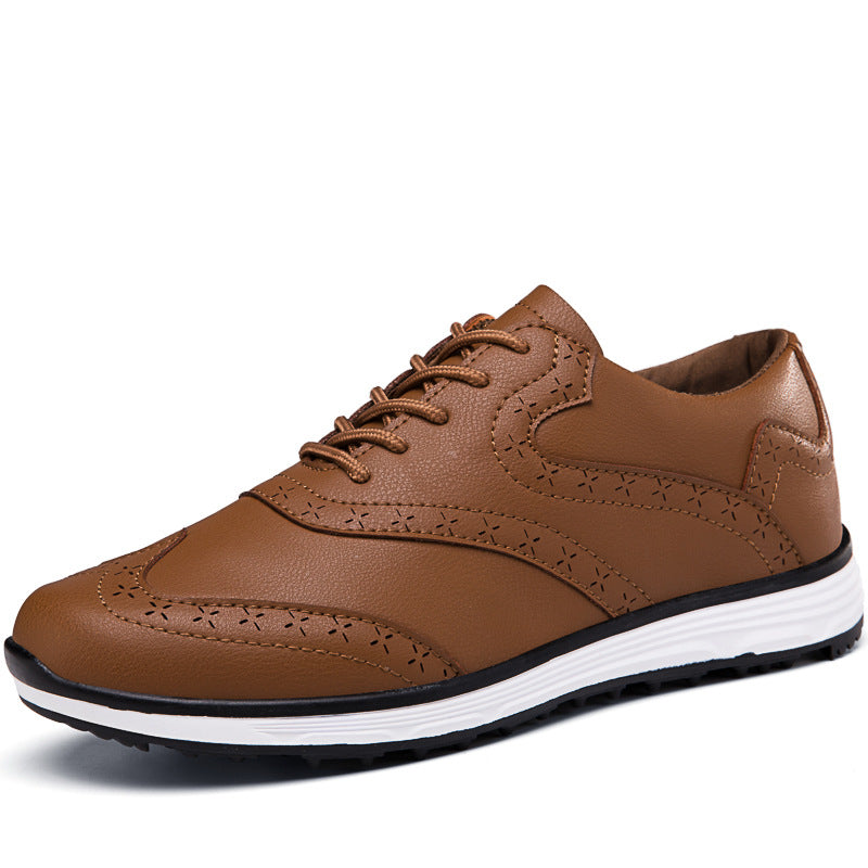 Men's Carved Fashion Golf Anti-Slip Casual Sports Shoes - Free Shipping