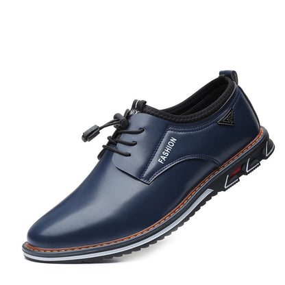 Men's Leather Formal Business Slip On Oxford Dress Shoes
