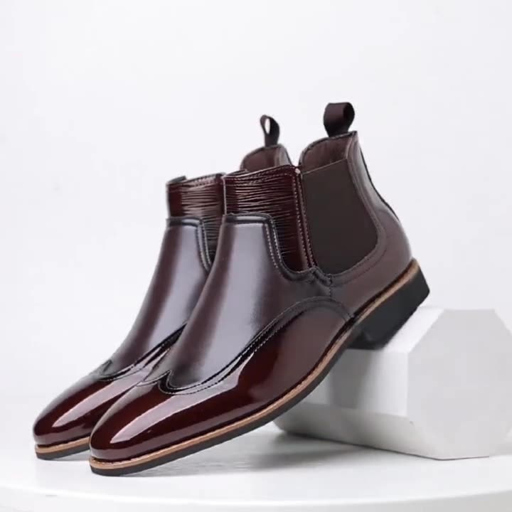 Men's Colorblock Chelsea Boots