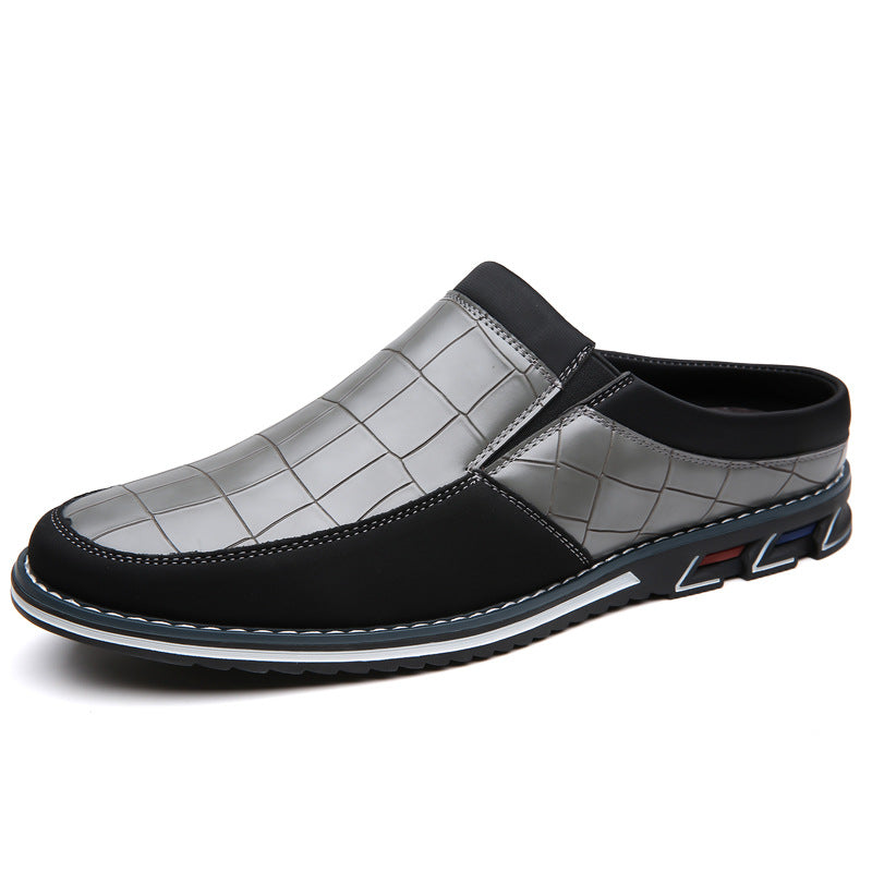 Vintage Retro Style Plus Size Men's Comfy Non Slip Mules