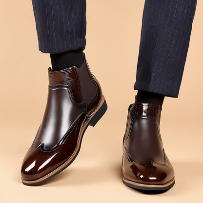 Men's Colorblock Chelsea Boots