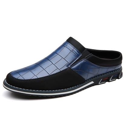 Vintage Retro Style Plus Size Men's Comfy Non Slip Mules