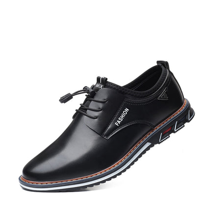 Men's Leather Formal Business Slip On Oxford Dress Shoes