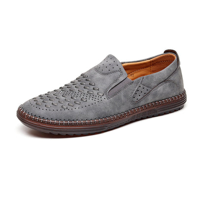 Handmade Casual Men's Breathable Casual Leather Shoes