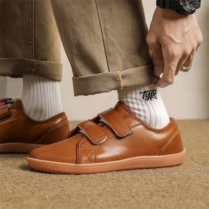 Wide Toe Box Velcro Men's Shoes