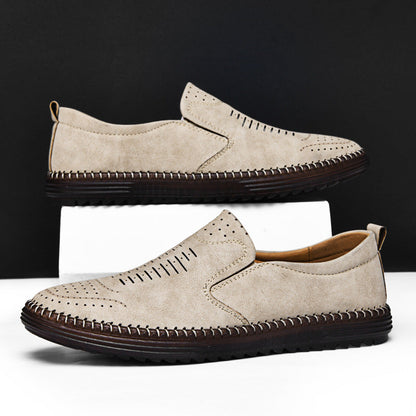 Men's Comfort Handmade Breathable Leather Casual Shoes