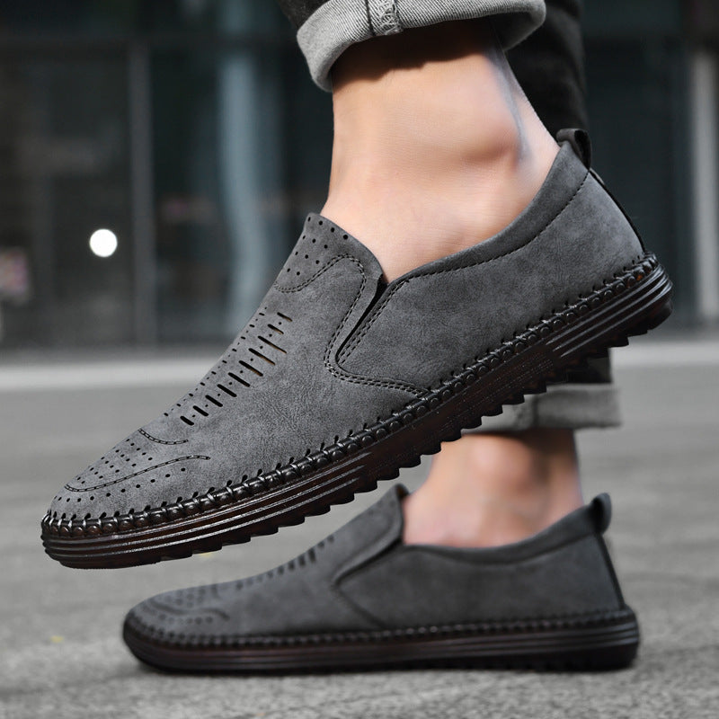 Men's Comfort Handmade Breathable Leather Casual Shoes