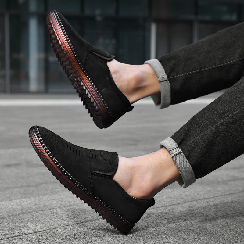 Men's Comfort Handmade Breathable Leather Casual Shoes