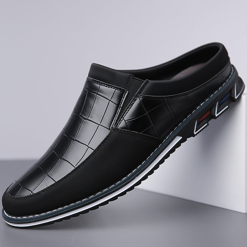 Vintage Retro Style Plus Size Men's Comfy Non Slip Mules