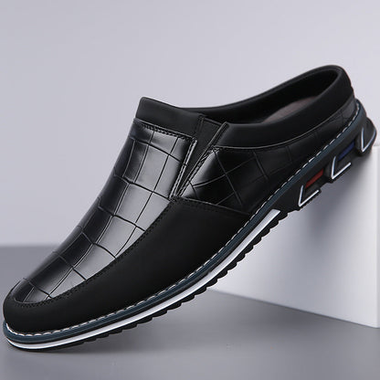 Vintage Retro Style Plus Size Men's Comfy Non Slip Mules