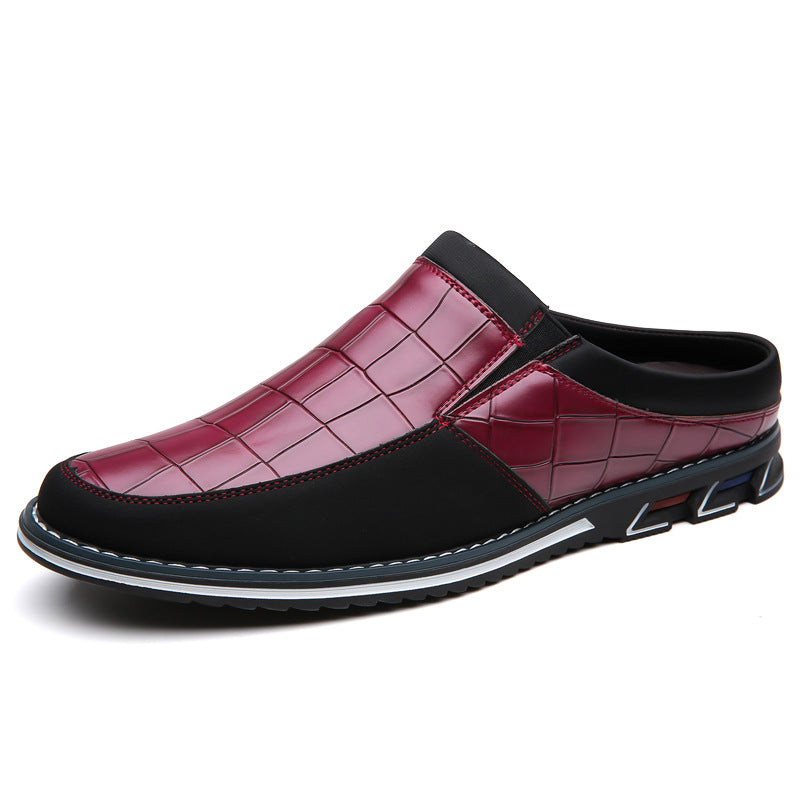 Vintage Retro Style Plus Size Men's Comfy Non Slip Mules