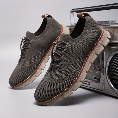 Slip-on breathable mesh running sneakers