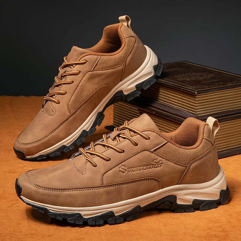 Men's Comfy Genuine Leather Orthopedic Sneakers