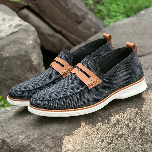 Men's Lightweight Breathable Slip On Penny Loafer Shoes