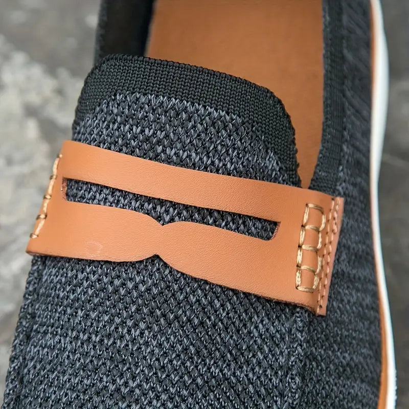 Men's Lightweight Breathable Slip On Penny Loafer Shoes