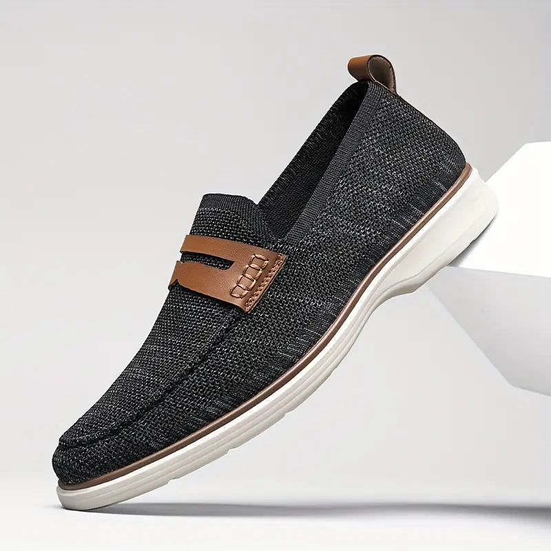 Men's Lightweight Breathable Slip On Penny Loafer Shoes