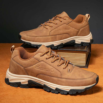 Men's Comfy Genuine Leather Orthopedic Sneakers