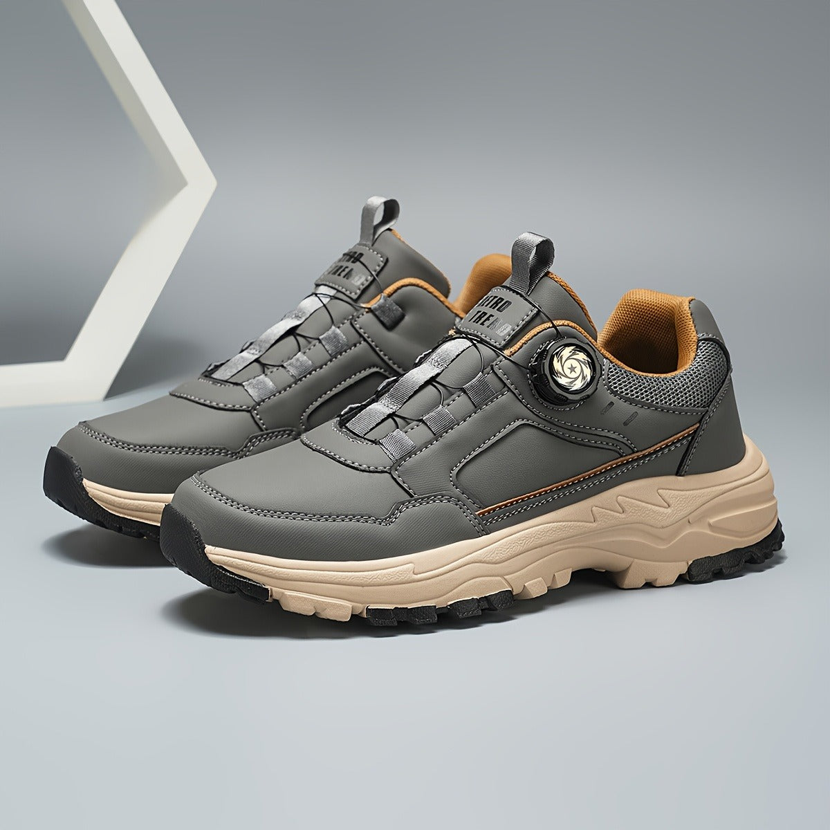 Stylish slip-on self-lacing men's sneakers