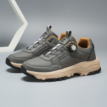 Stylish slip-on self-lacing men's sneakers