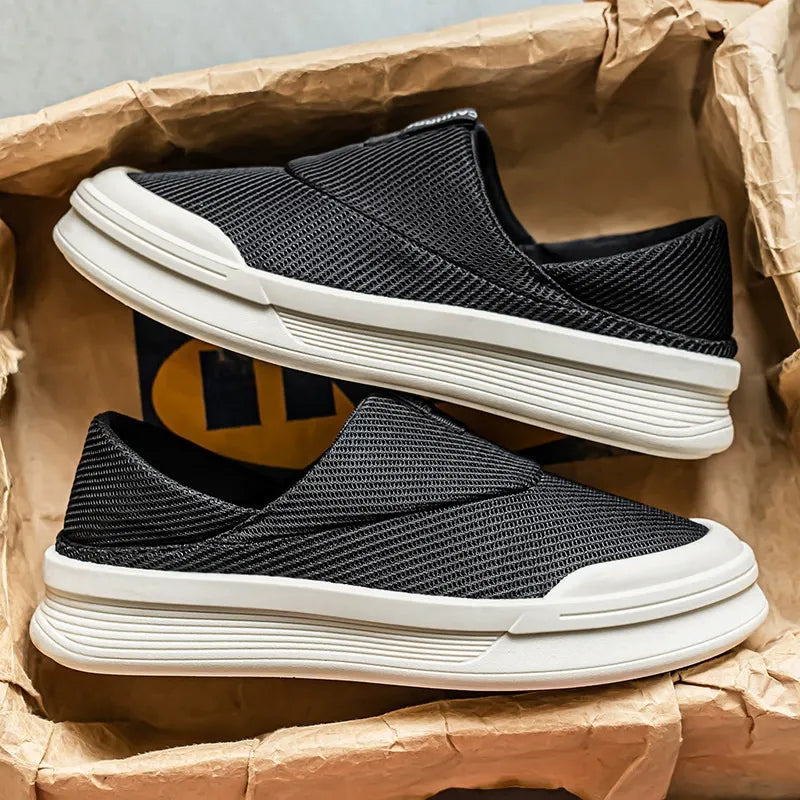 Slip-on mesh trendy shoes
