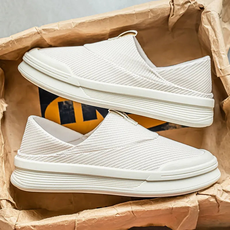Slip-on mesh trendy shoes