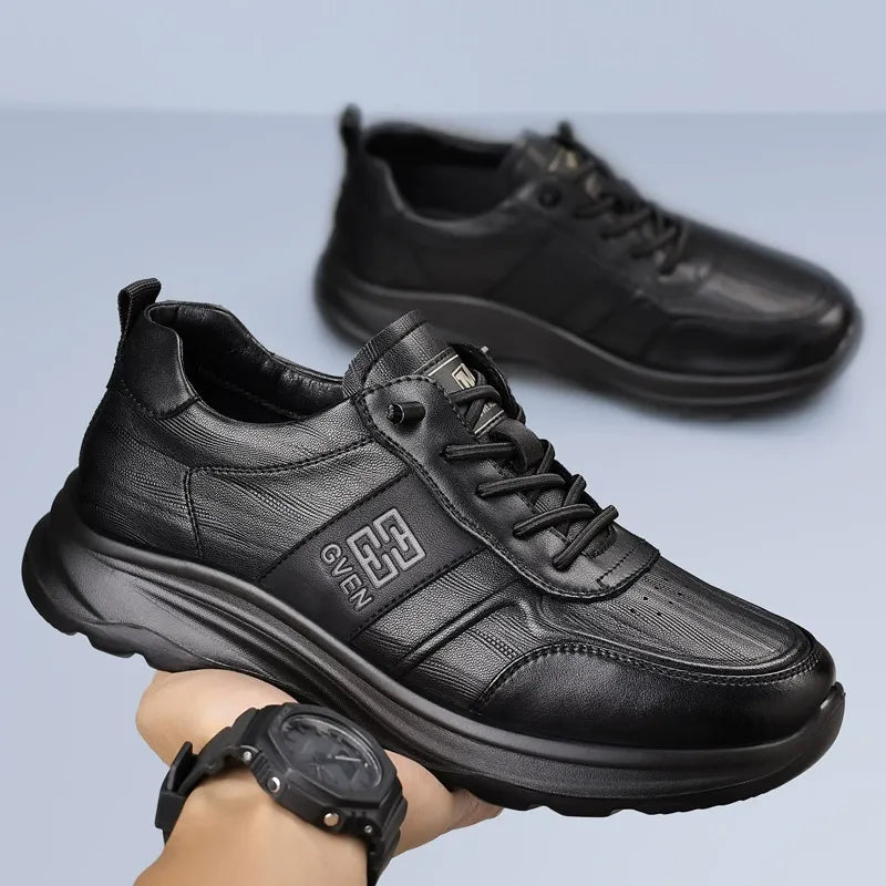 Slip On Comfy Leather Orthopedic Sneakers