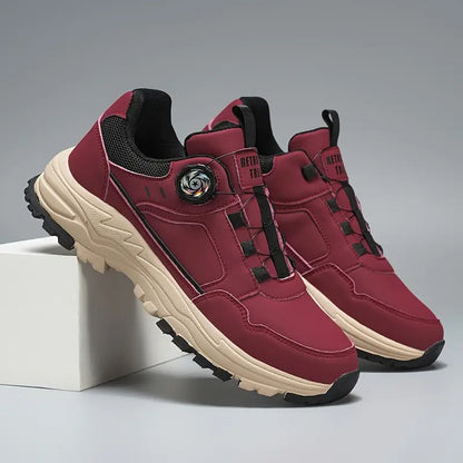 Stylish slip-on self-lacing men's sneakers