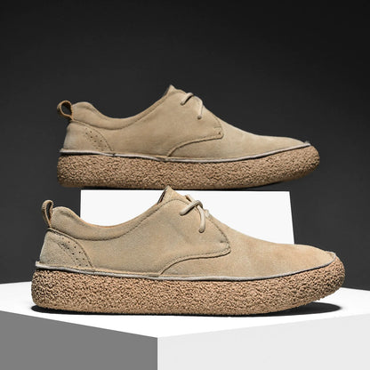 Suede Retro Chunky Casual Shoes