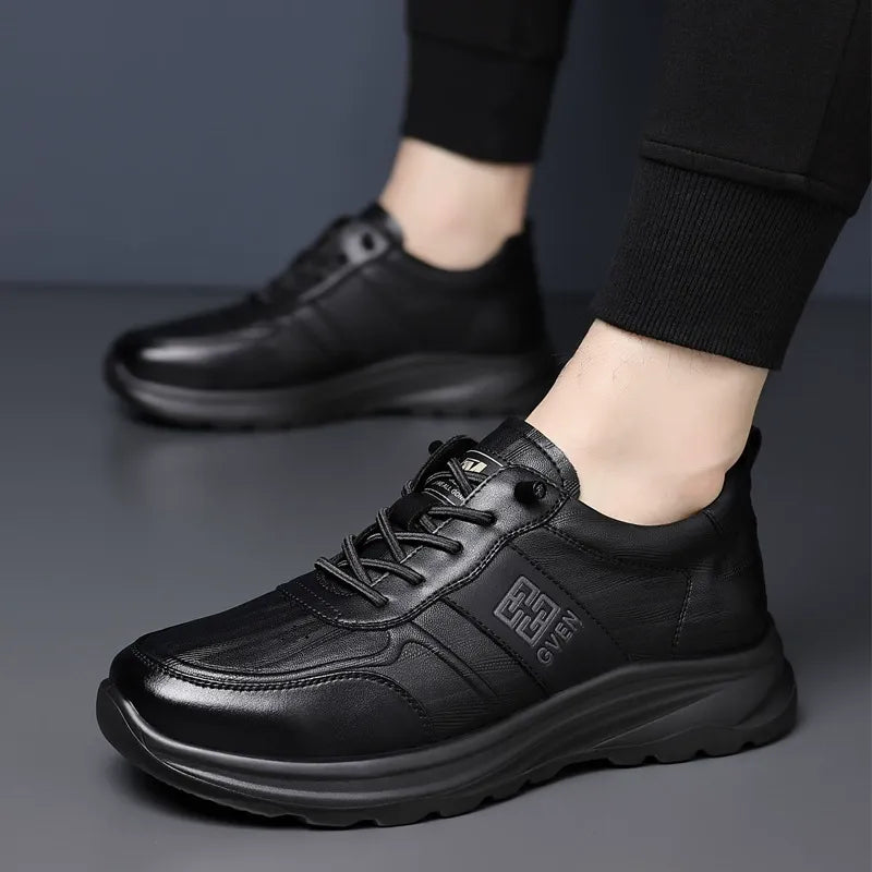 Slip On Comfy Leather Orthopedic Sneakers