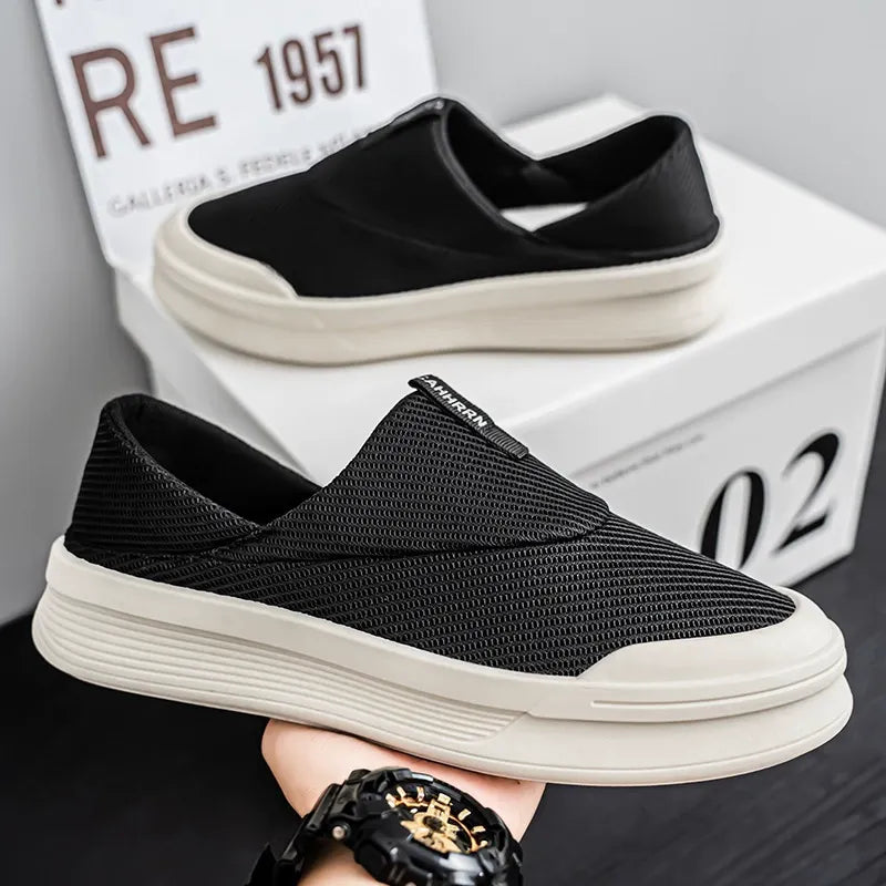 Slip-on mesh trendy shoes