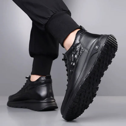 Men's Slip-On Crocodile Leather Sneakers