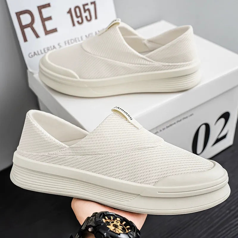 Slip-on mesh trendy shoes